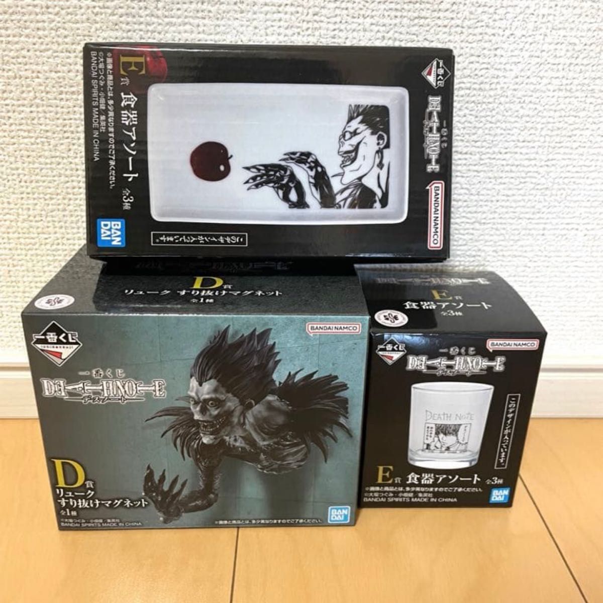 デスノート 一番くじD賞 リューク マグネットE賞 食器アソート 2種