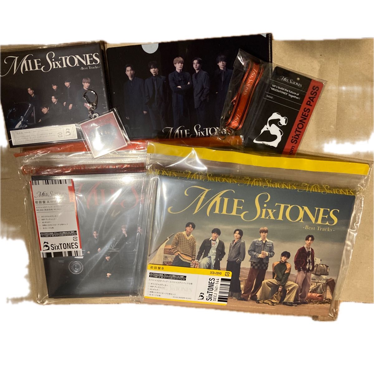 初回盤 通常盤 特典 CD SixTONES MILESixTONES -Best Tracks- 3形態