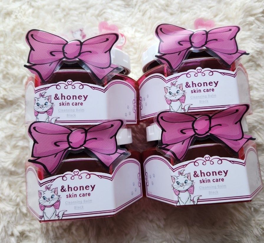 &honey アンドハニー クレンジングバーム ブラック マリーちゃん90g× 4