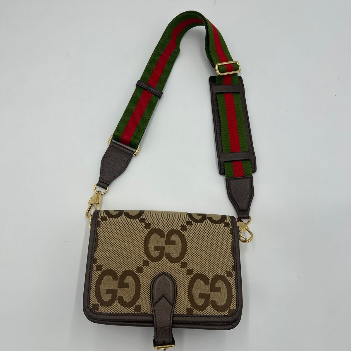 GUCCI ジャンボGG オフィディア ショルダーバッグ シェリーライン