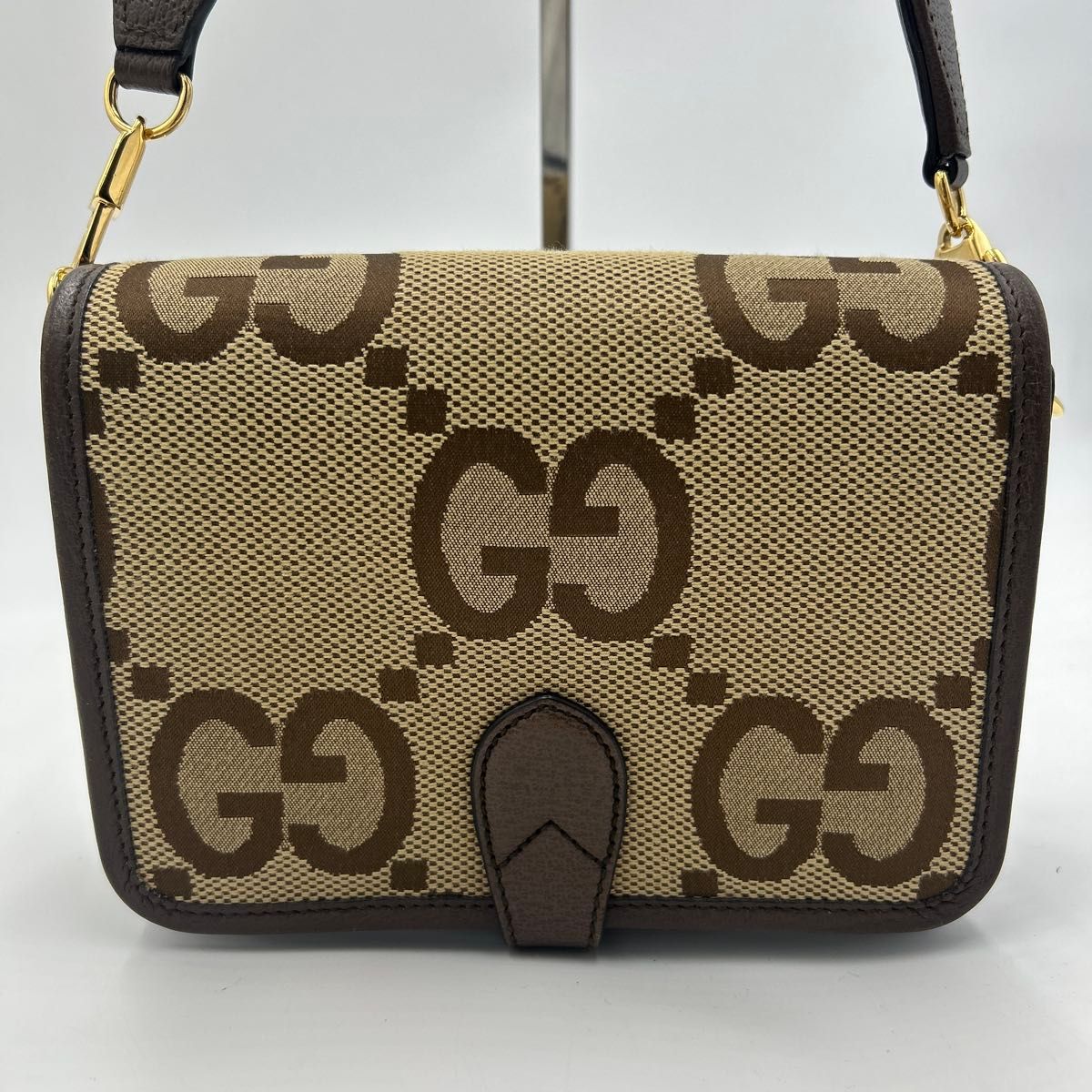 GUCCI ジャンボGG オフィディア ショルダーバッグ シェリーライン