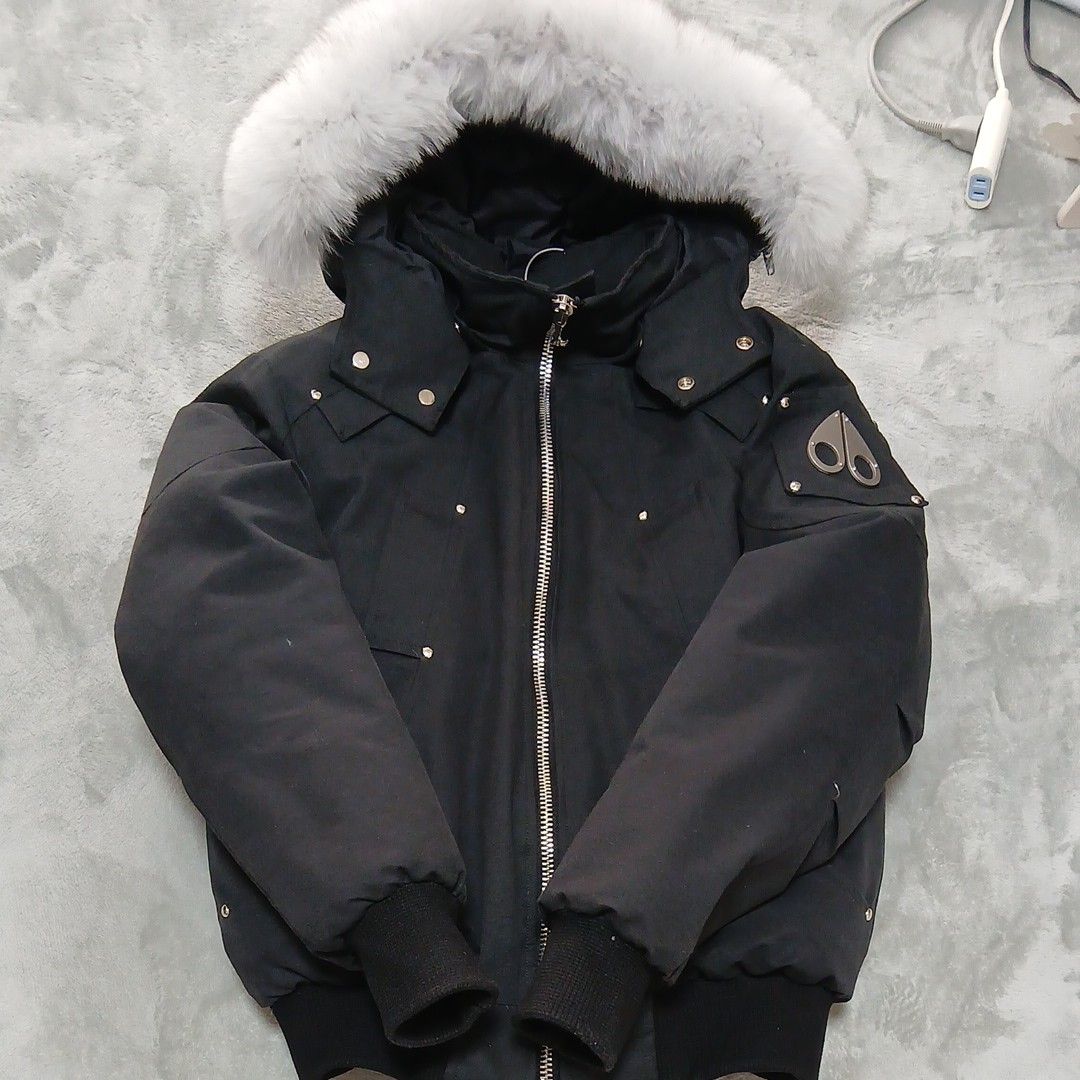 MOOSE KNUCKLES ムースナックルズ ダウンジャケット ブラック ファー