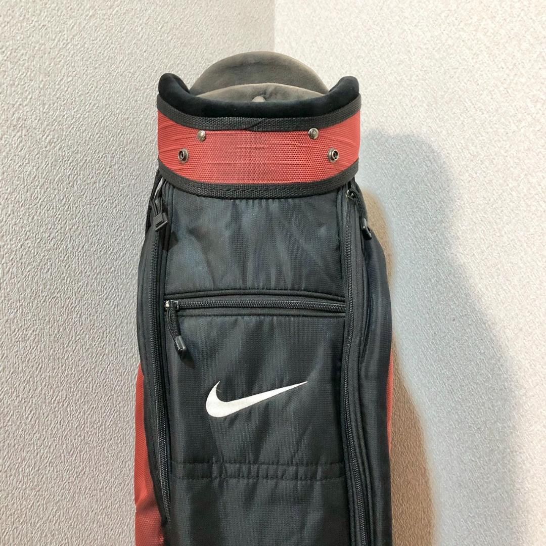 廃盤 希少品 NIKE GOLF キャディバッグ 赤黒 希少】 NIKE ナイキ