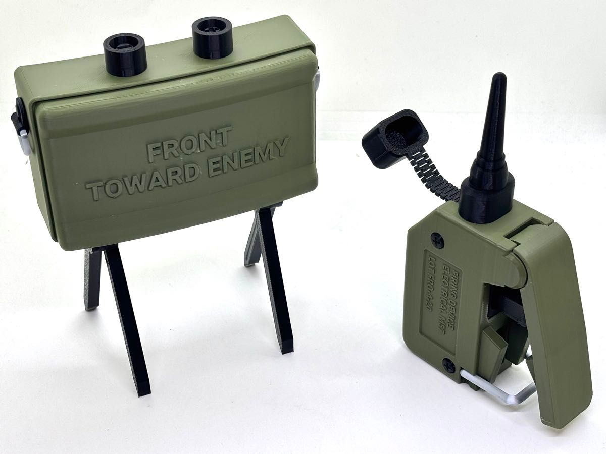新型）M18A1 クレイモア 指向性対人地雷 モデル セット（金属なし