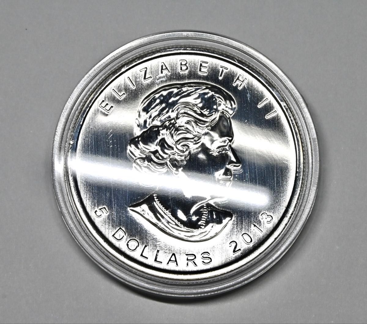 カナダ メイプルリーフ 25周年記念 2013年 1オンス銀貨 純銀 99 99