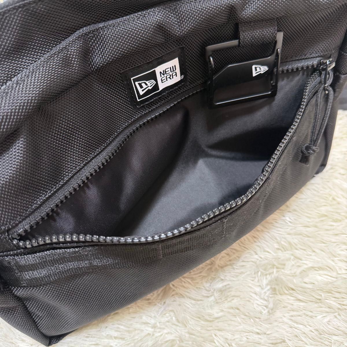 新品未使用 マリークワント×NEW ERA ニューエラ ボディバッグ ブラック
