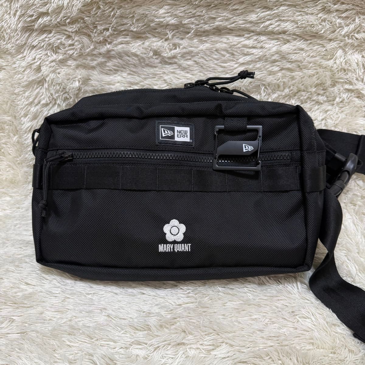 新品未使用 マリークワント×NEW ERA ニューエラ ボディバッグ ブラック