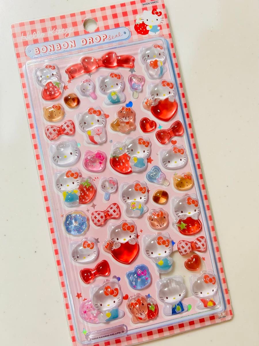 第二弾 サンリオ ボンボンドロップシール コンプリート 8枚 お買い得