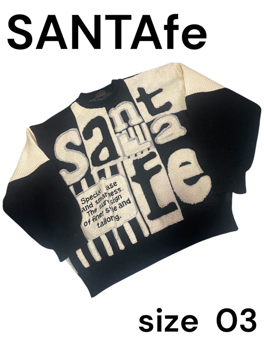 SANTAf サンタフェ グラフィックニットトレーナー size 03｜Yahoo
