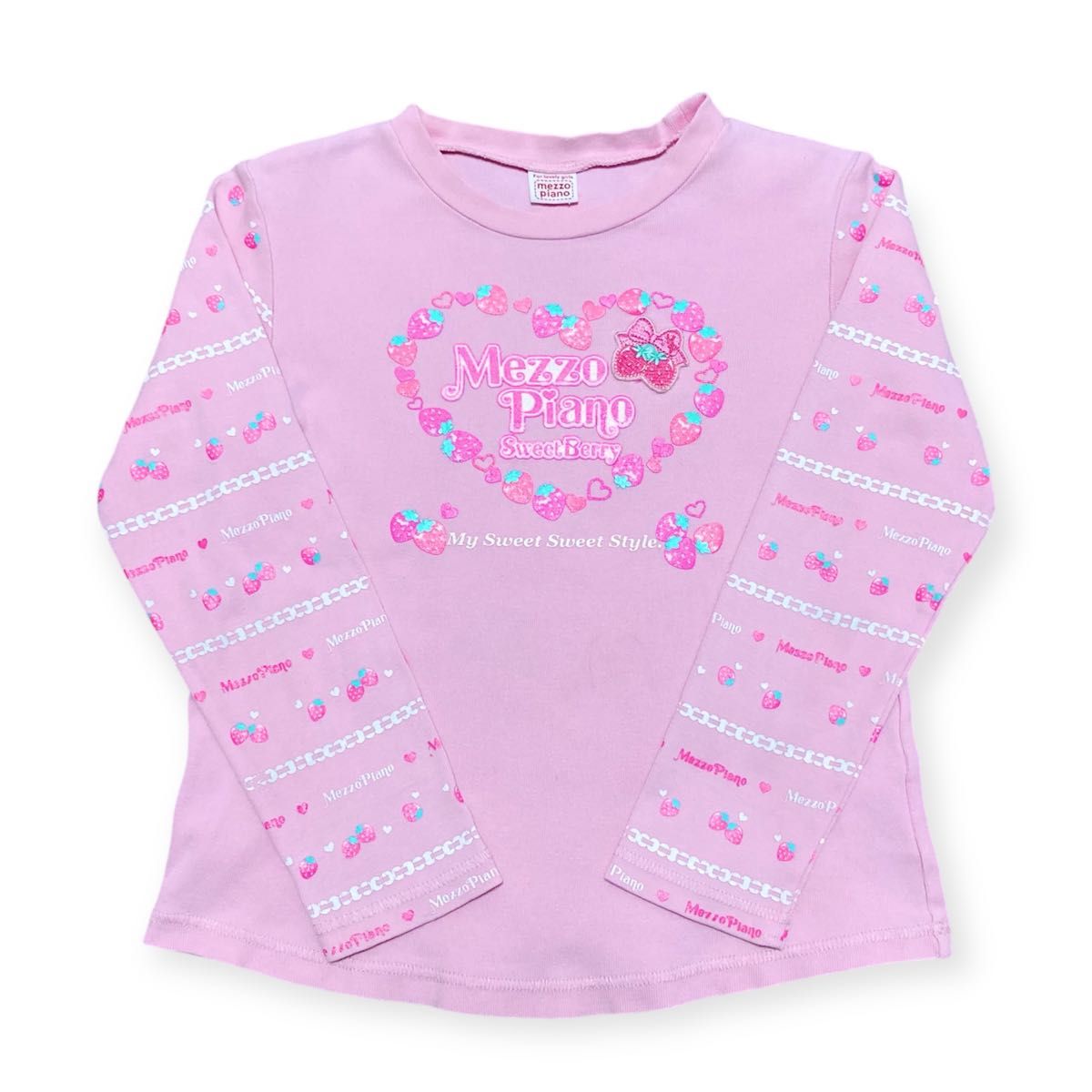 メゾピアノ 130 長袖Tシャツ 秋冬物トップス 平成レトロ 女児 Y2K 00s