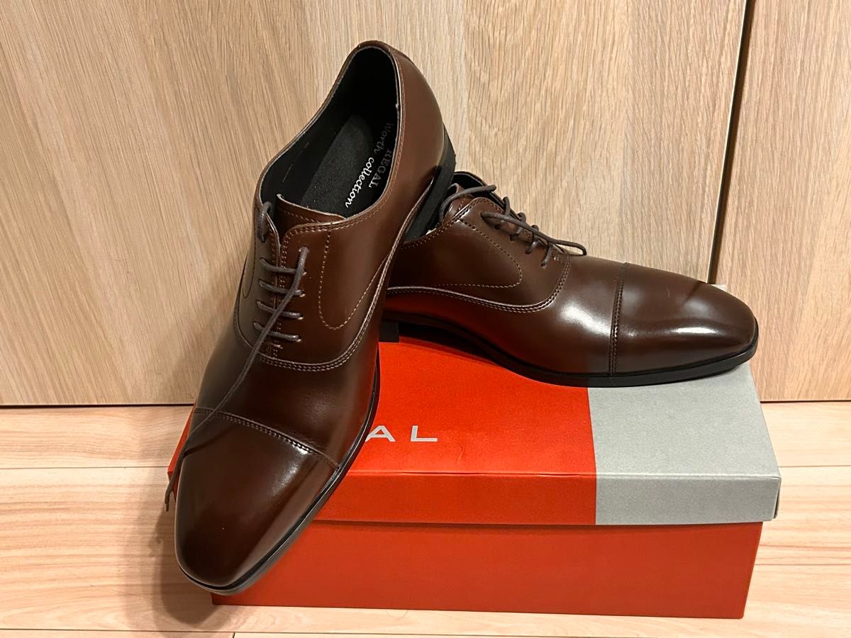 REGAL Worth collection ビジネスシューズ ストレートチップ ブラウン