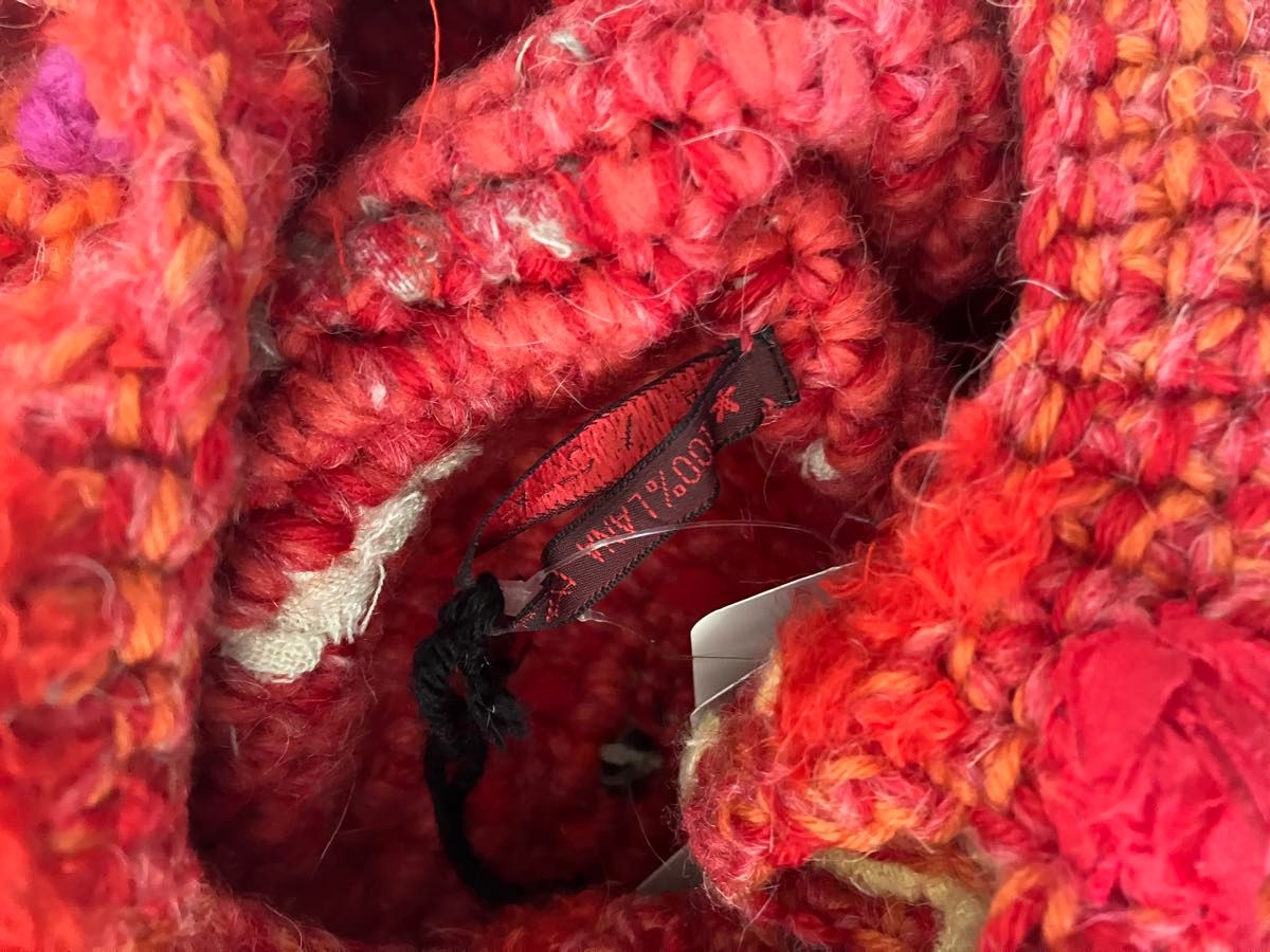 ダニエラグレジス daniela gregis ウール クロシェ バッグ 裂き編み