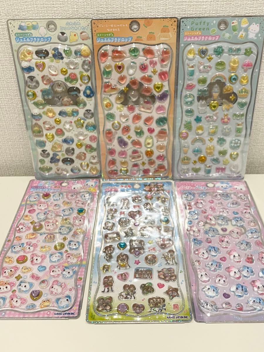 ボンボンドロップシール ジュエルドロップステッカー プチドロップ