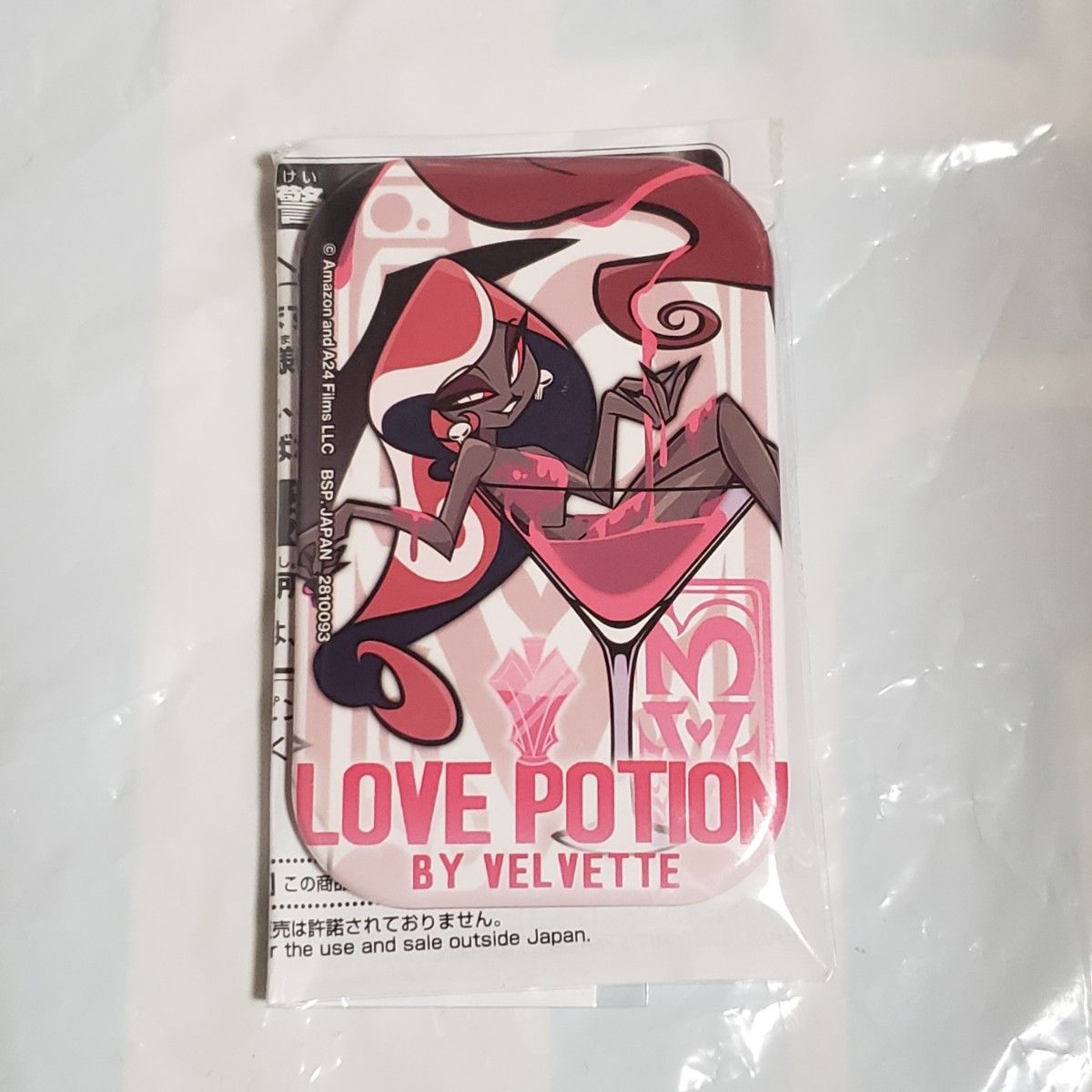 ヴェルベット ハズビンホテルへようこそ スクエア缶バッジ プライズ