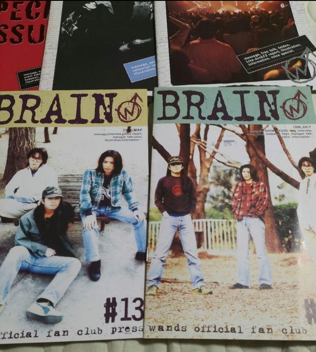 第2期 WANDS ワンズ 上杉昇 会報 #1～14 フルセット ファンクラブ 柴崎