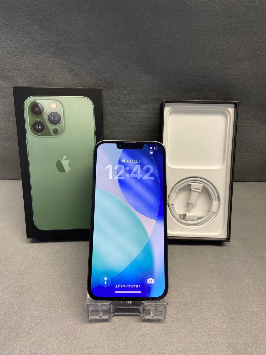 iPhone13 Pro 256GB アルパイルグリーン SIMフリー 極美品 iPhone13