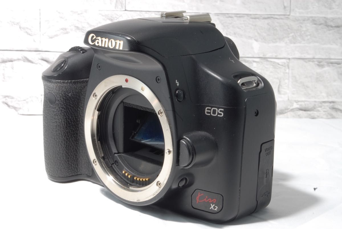 Canon EOS Kiss X2 ダブルレンズキット スマホ転送OK 初めての一眼レフ