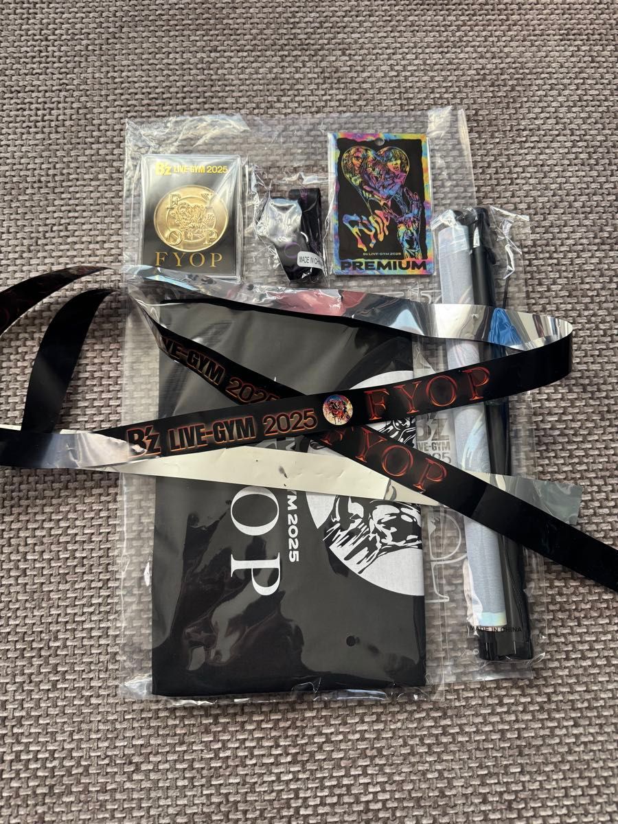 B'z LIVE-GYM 2025 FYOP 福岡 プレミアム席グッズ 銀テープ付｜Yahoo