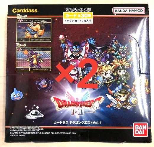 テープ付未開封】カードダス ドラゴンクエストVol 1 20パック入りBOX