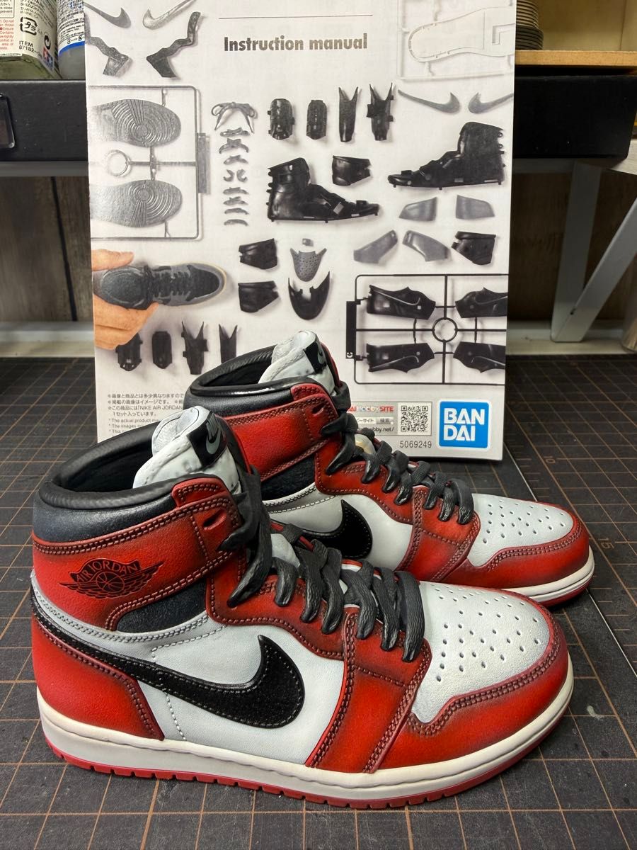 バンダイナイキAIR JORDAN 1 HIGH MODEL KIT塗装完成品シカゴ｜Yahoo