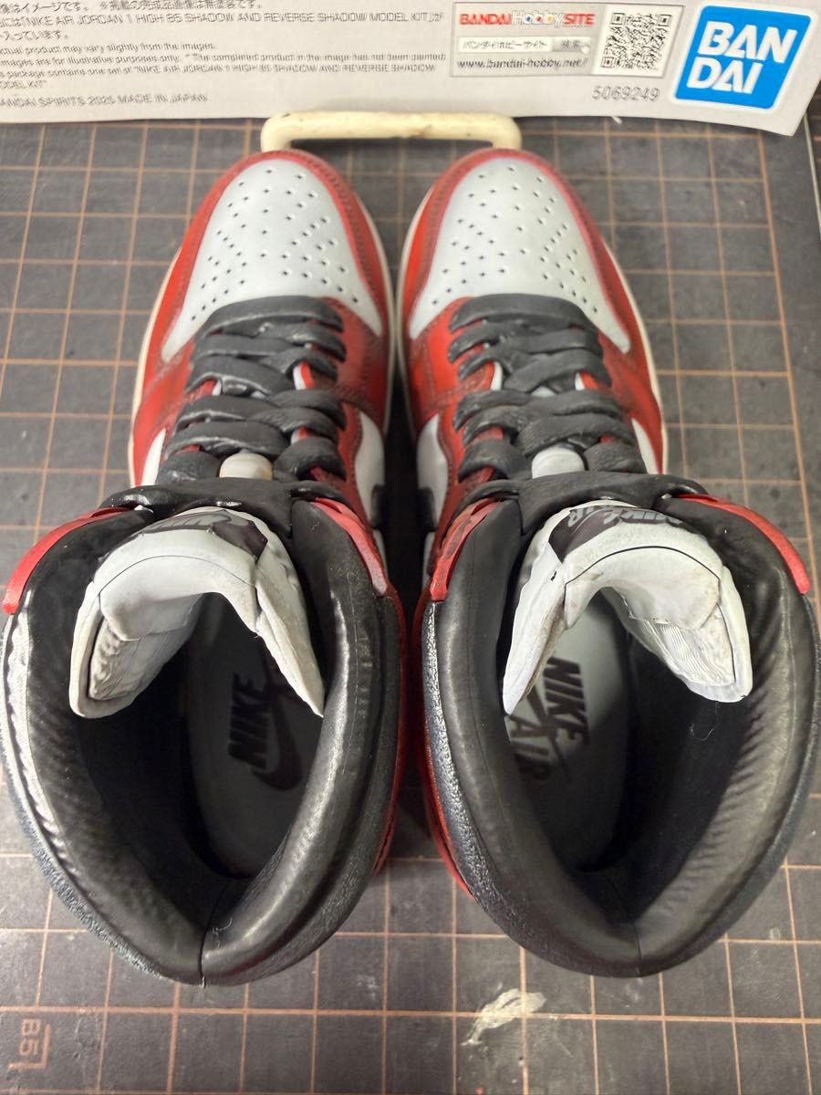 バンダイナイキAIR JORDAN 1 HIGH MODEL KIT塗装完成品シカゴ｜Yahoo