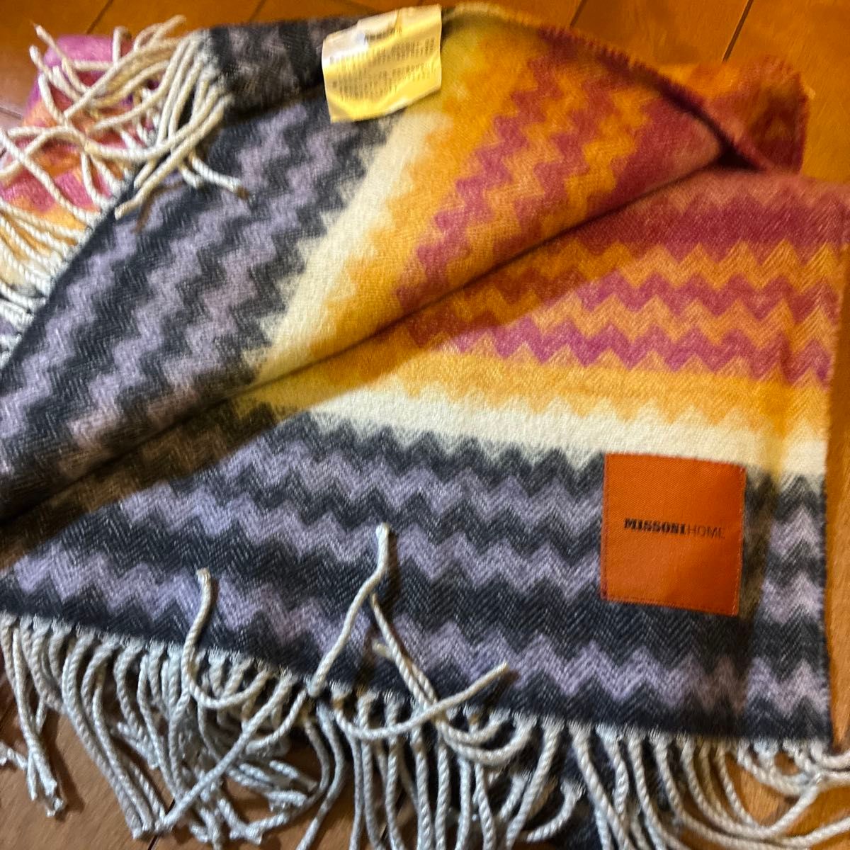 ミッソーニ ふわふわブランケット 新品タグ付 シングル 140cm×200cm
