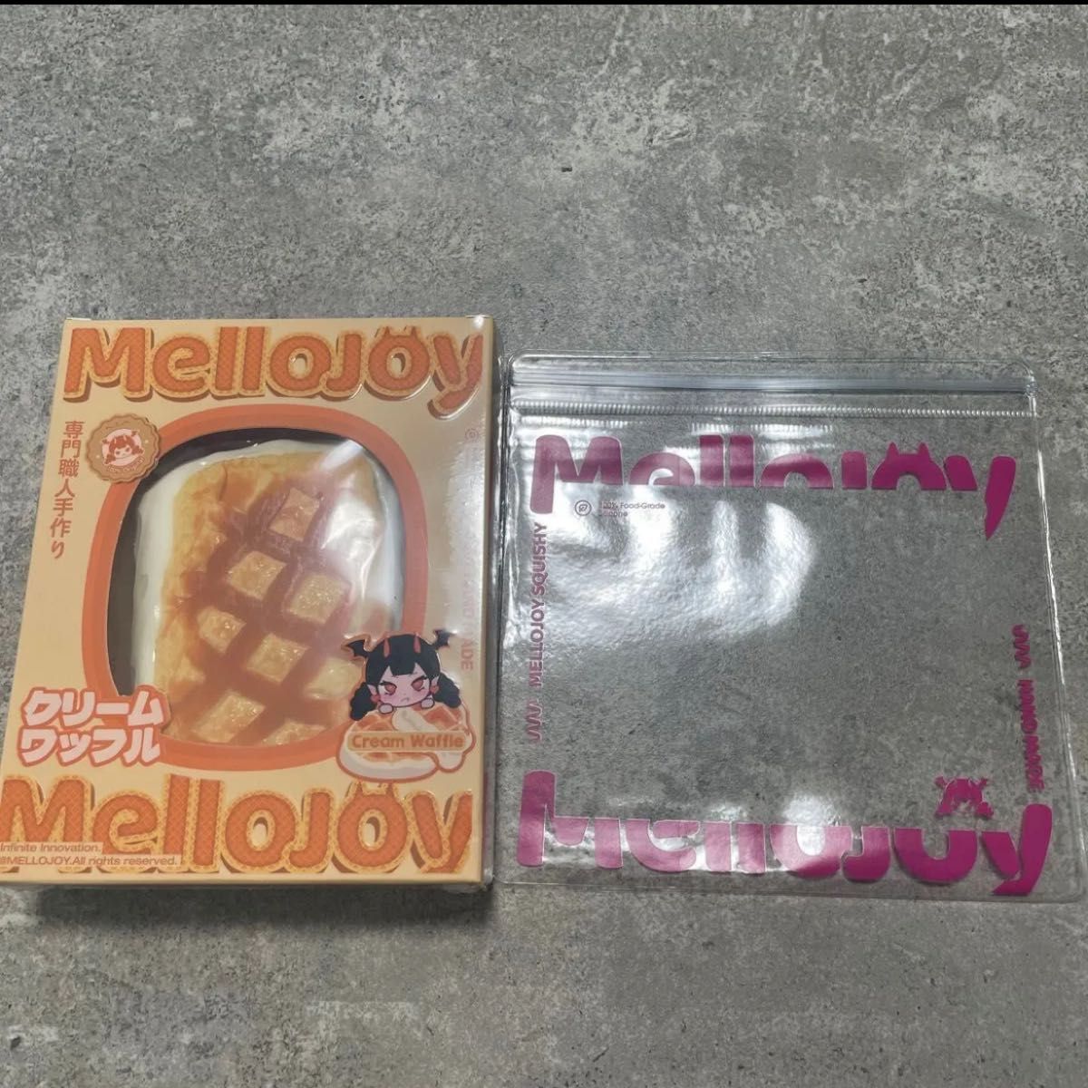 Mellojoy クリームワッフル しかく スクエア メロジョイ スクイーズ
