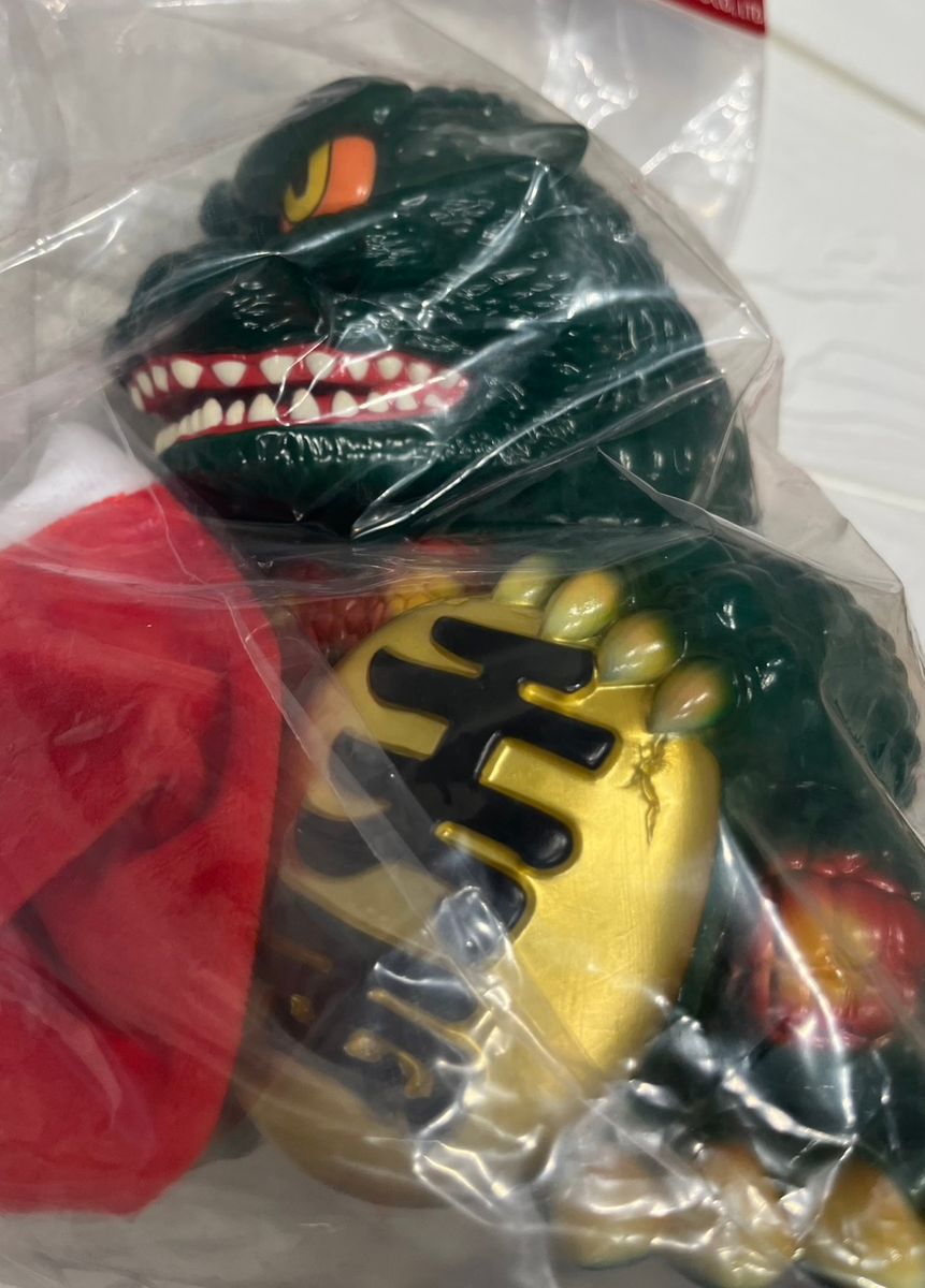 未来に帰る 招きゴジラ クリスマス ver ゴジラ ソフビ バーニング