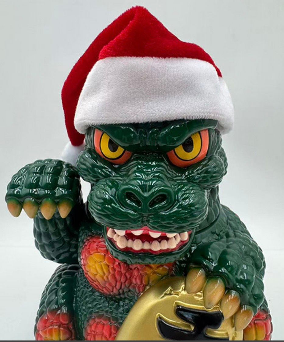 未来に帰る 招きゴジラ クリスマス ver ゴジラ ソフビ バーニング