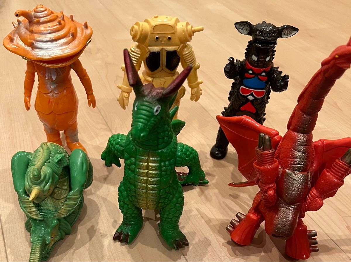 ウルトラ怪獣 ソフビ 6体セット シラリー ロン プローズ 他 要説明参照