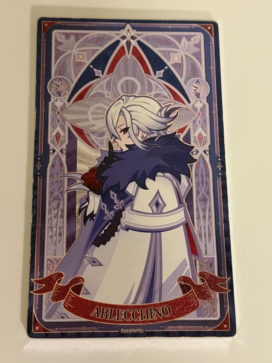 原神 執行官 アルレッキーノ ホログラムカード 厳霜と狂焔｜Yahoo