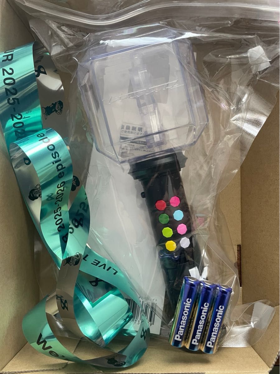 We're timelesz LIVE TOUR 2025 FAM ペンライト 新品電池（単4×3本）＋
