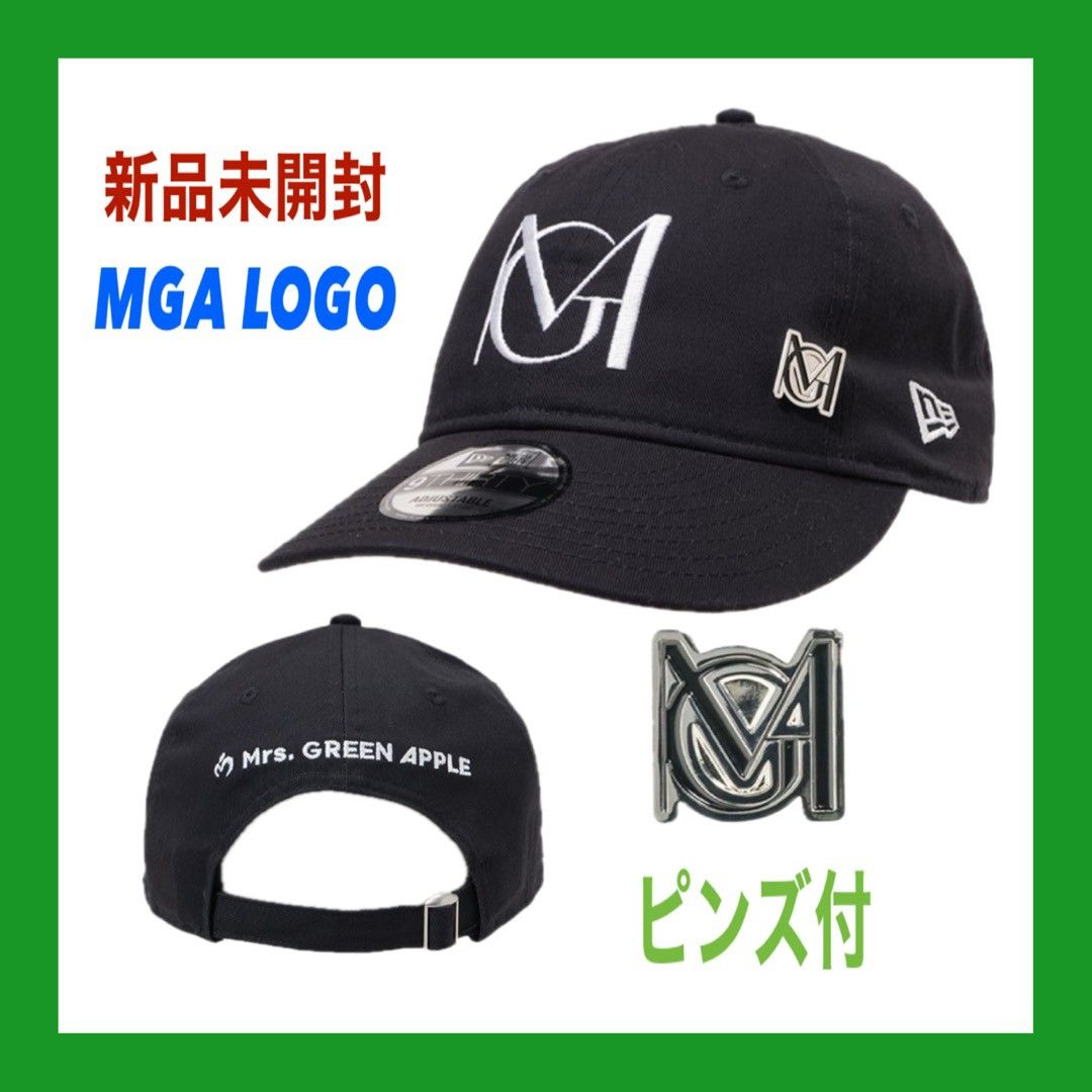 Mrs GREEN APPLE × NEW ERA 9THIRTY MGAロゴキャップピンズ付 ミセス