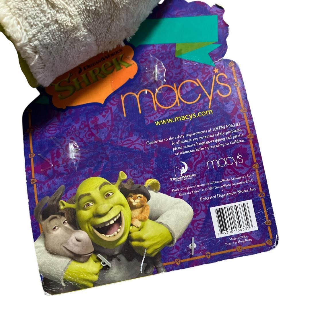Macy's限定 シュレック ぬいぐるみ 2007年 ドンキー＆長靴猫付き レア
