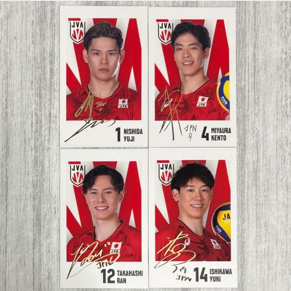 バレーボール男子日本代表 キャラポトレ 全24種フルコンプリート 石川