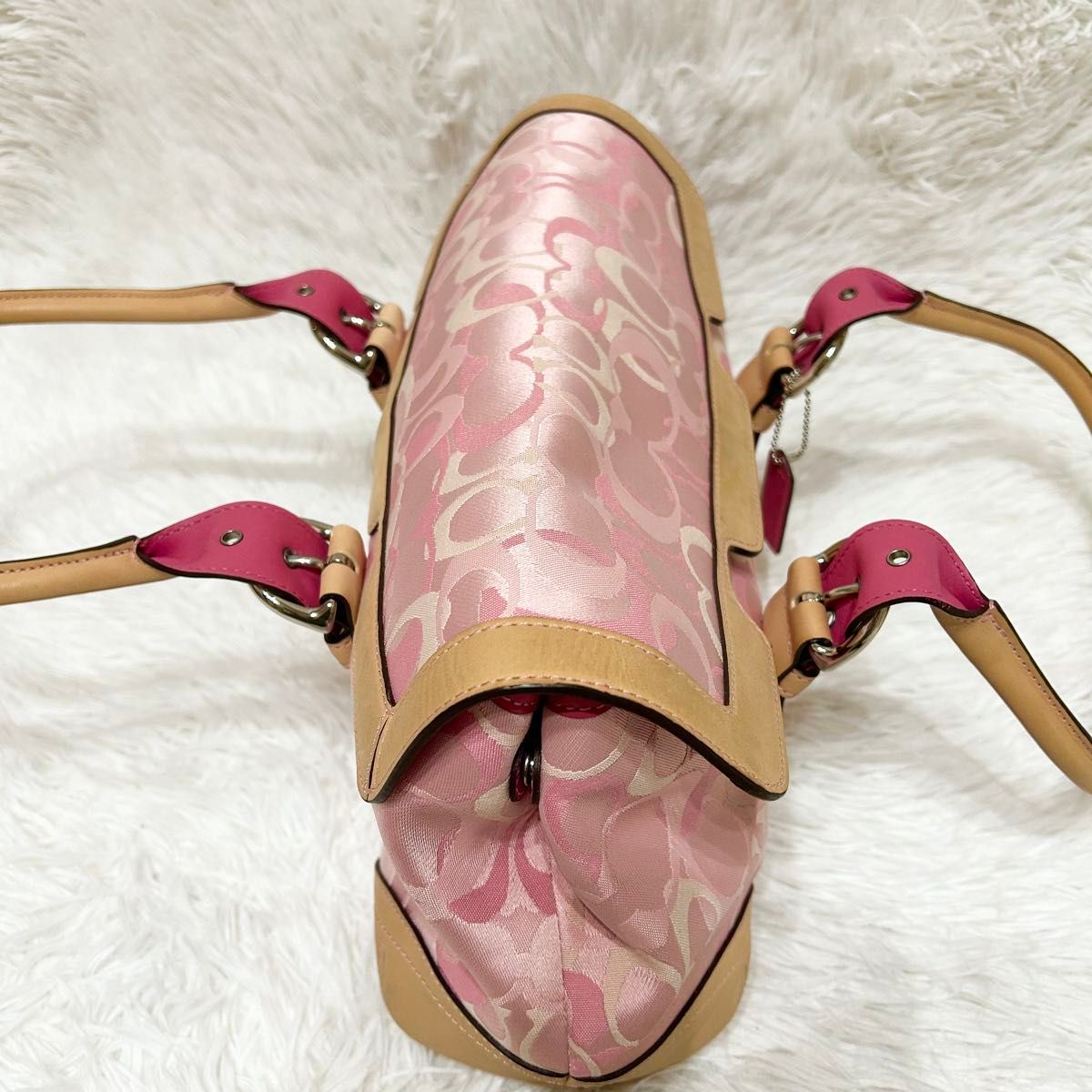 極美品】COACH ショルダーバッグ ソーホー SOHO 肩掛け y2k ピンク