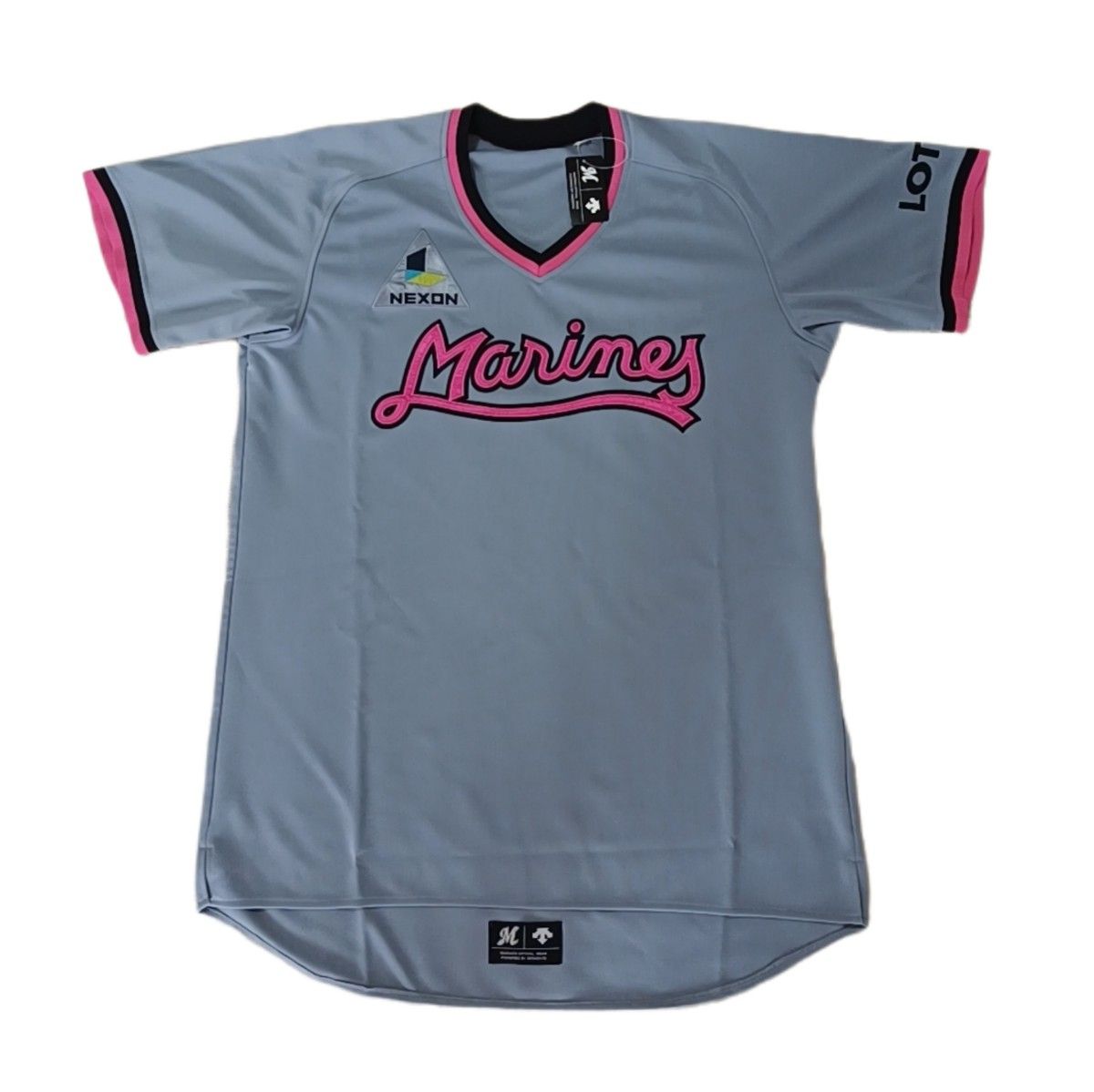 千葉ロッテマリーンズ 初代 復刻 ビジター ユニフォーム 刺繍 ロゴ