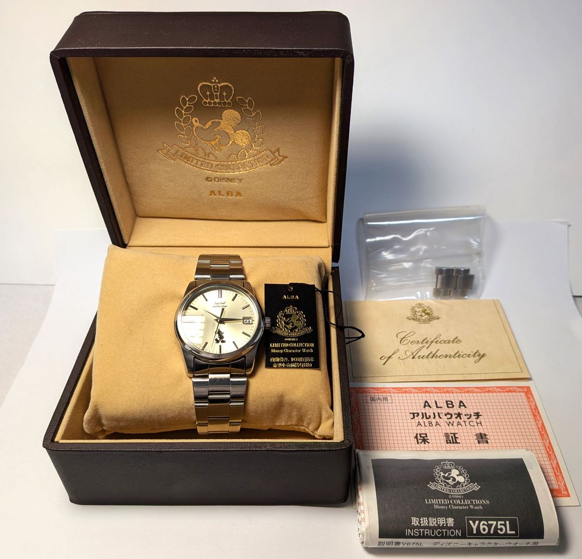 美品】SEIKO（ALBA）ミッキーマウス腕時計「2000年Limited Collection