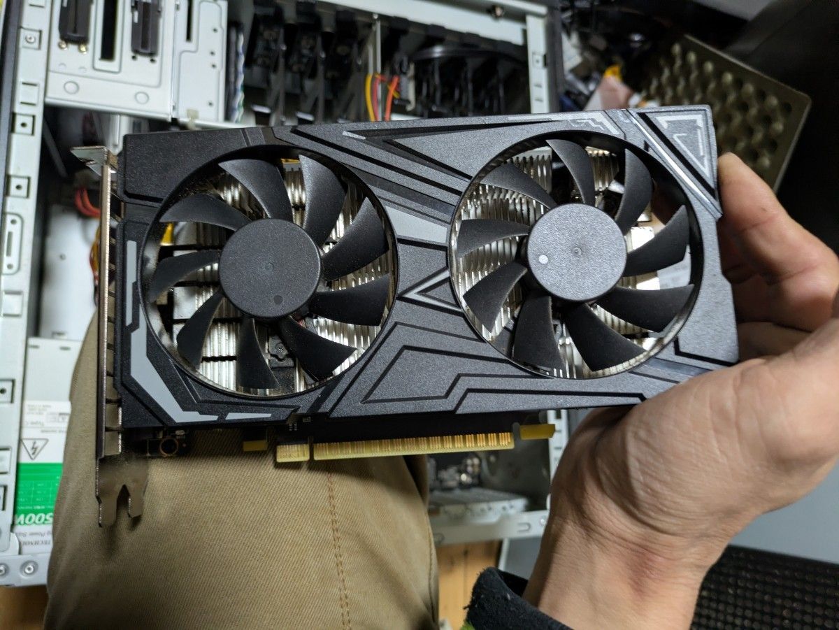 GEFORCE GTX1650 補助電源不要 動作確認済 グラボ +オマケ付 1万円台で