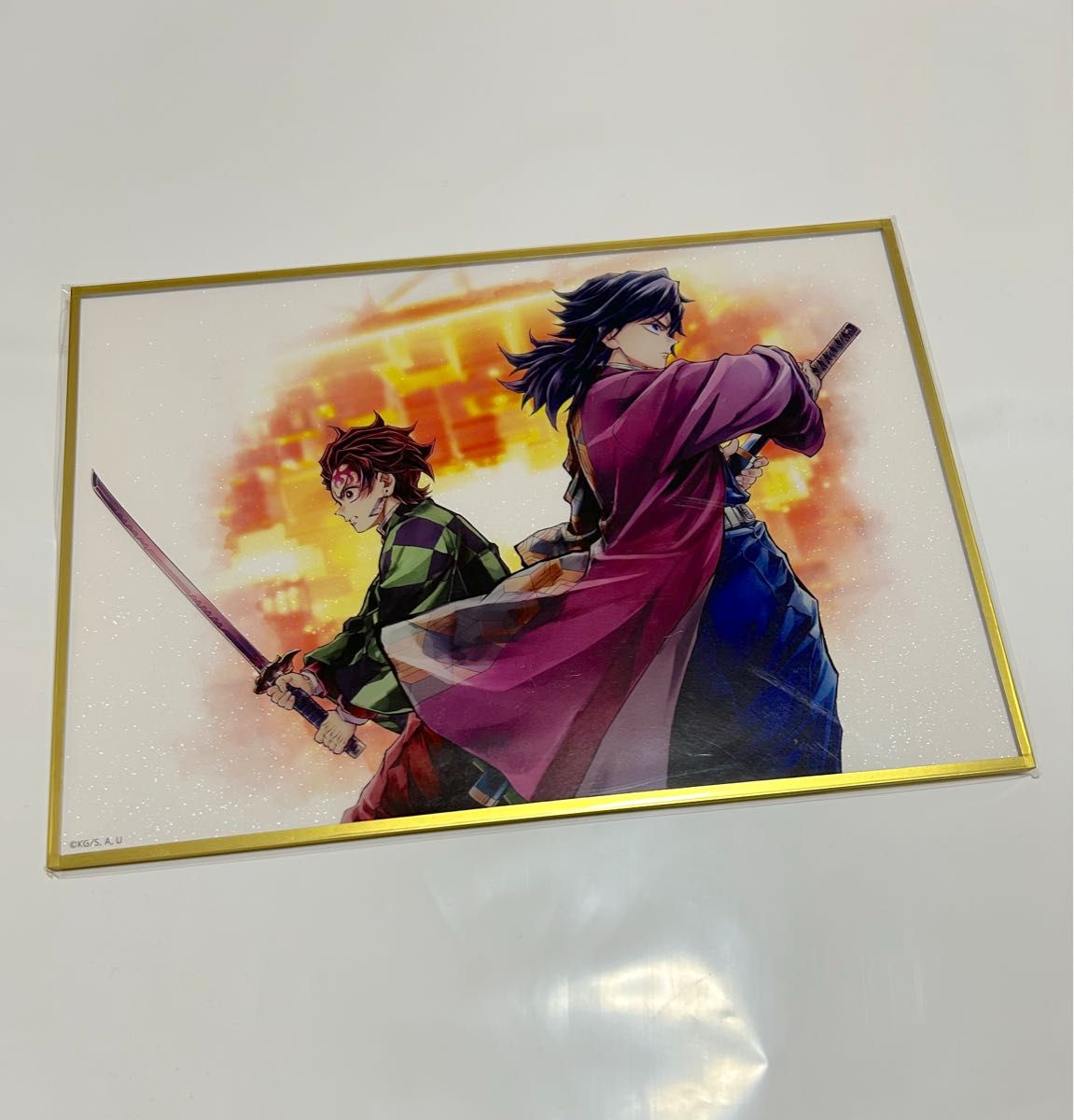 鬼滅の刃 C106 繋ぐ 描き下ろしイラスト WEBSHOPくじ B賞 アクリル色紙