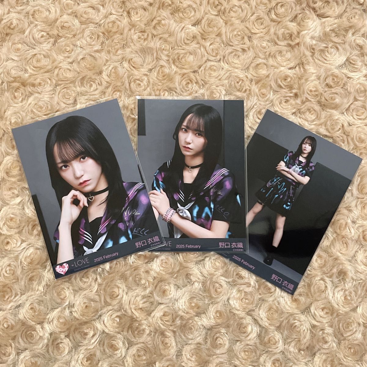 LOVE イコラブ コンプリートセット 生写真 野口衣織 黒衣装