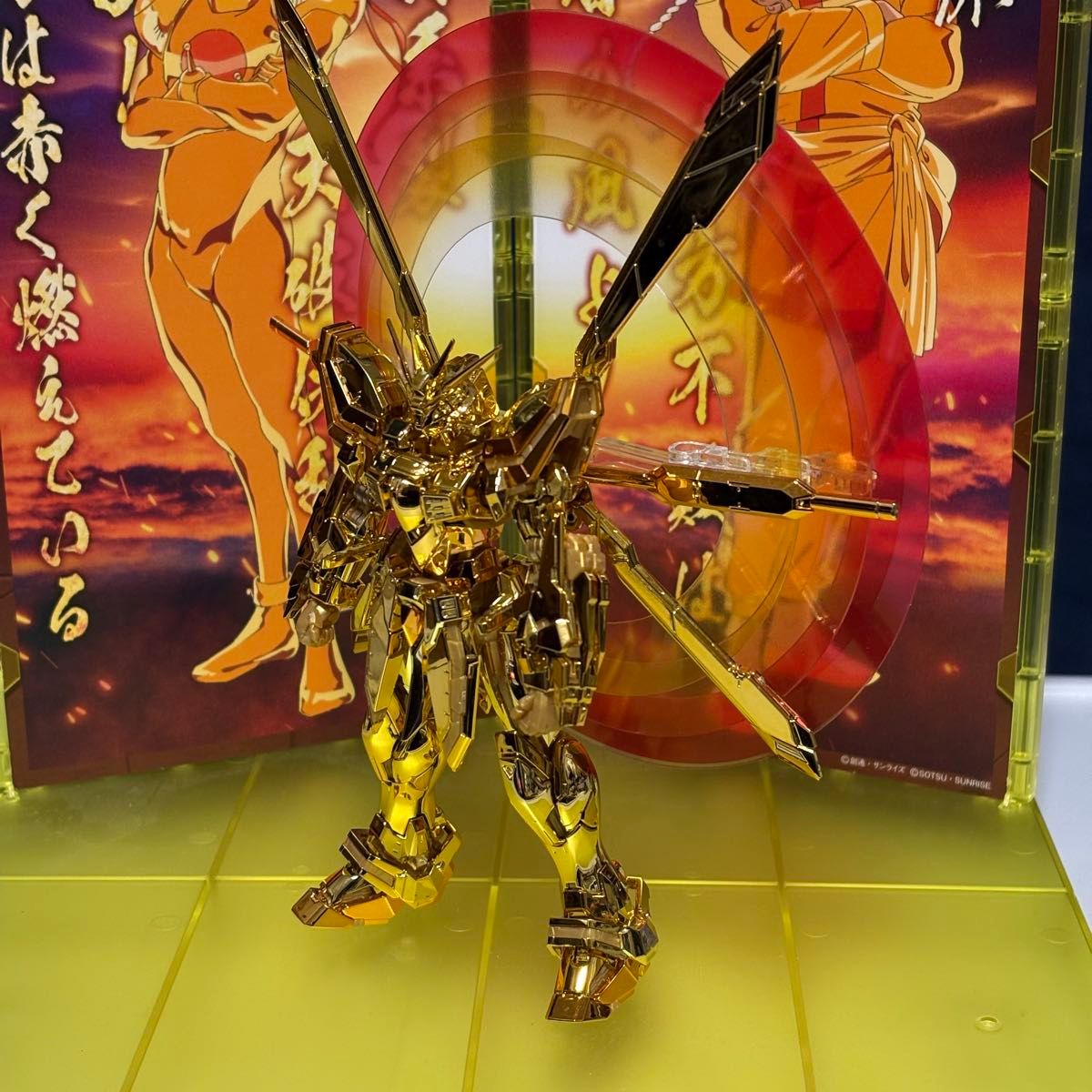 RG バーニングガンダム ハイパーモード ゴッドガンダム ジャンク 完成