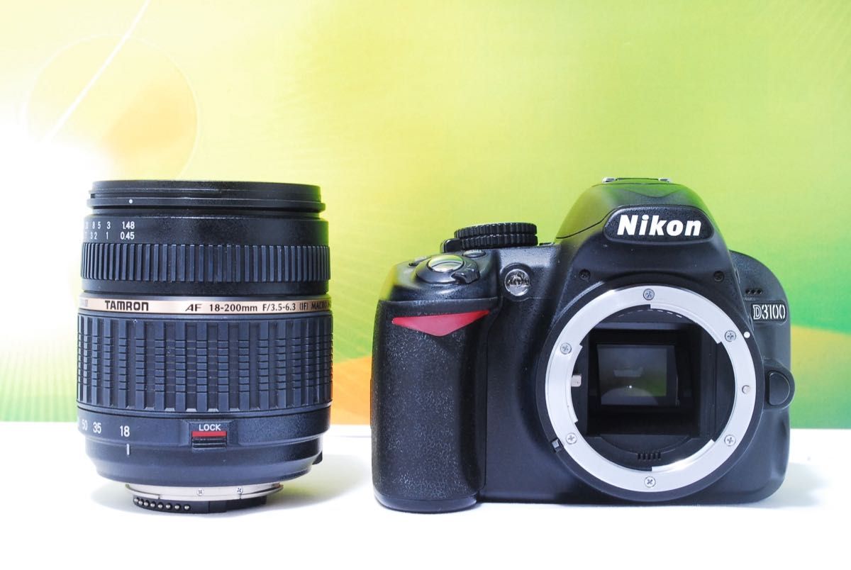 レンズ1本で全部撮れる Nikon D3100 + TAMRON 18-200mm レンズ交換不要