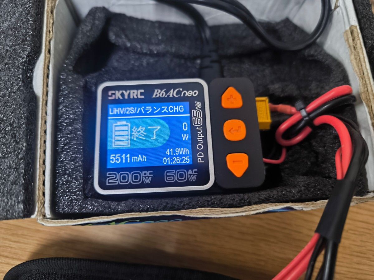 新品未使用 ショートリポバッテリー 厚型 DXF 6300mah 2S 7 6v HV 140C