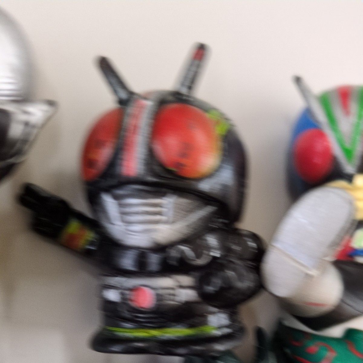 仮面ライダー 指人形 フィギュア 昭和ライダー ヒーロー ソフビ 同梱可