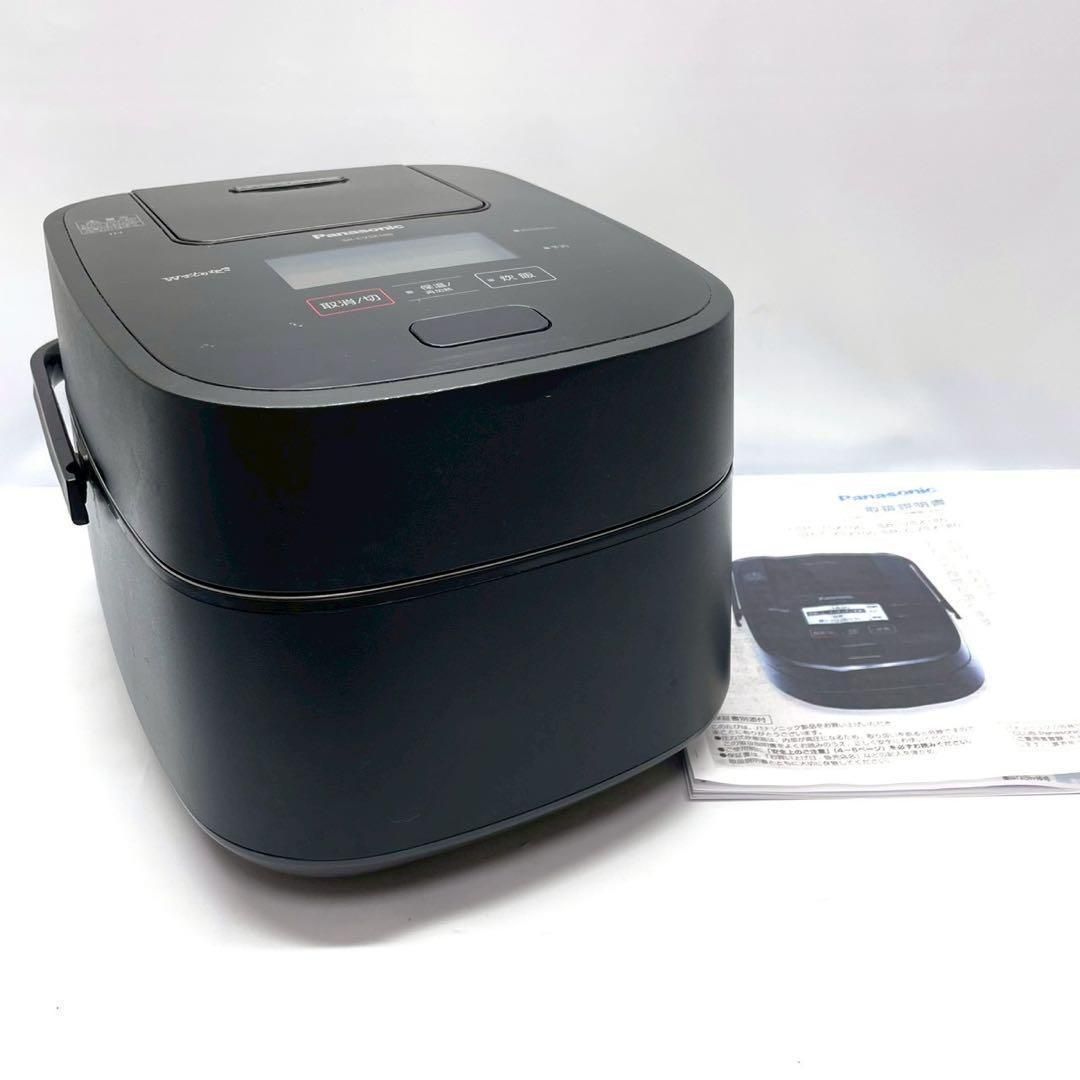 動作保証付 パナソニック 高級炊飯器 Wおどり炊き SR-CVSX100 訳有