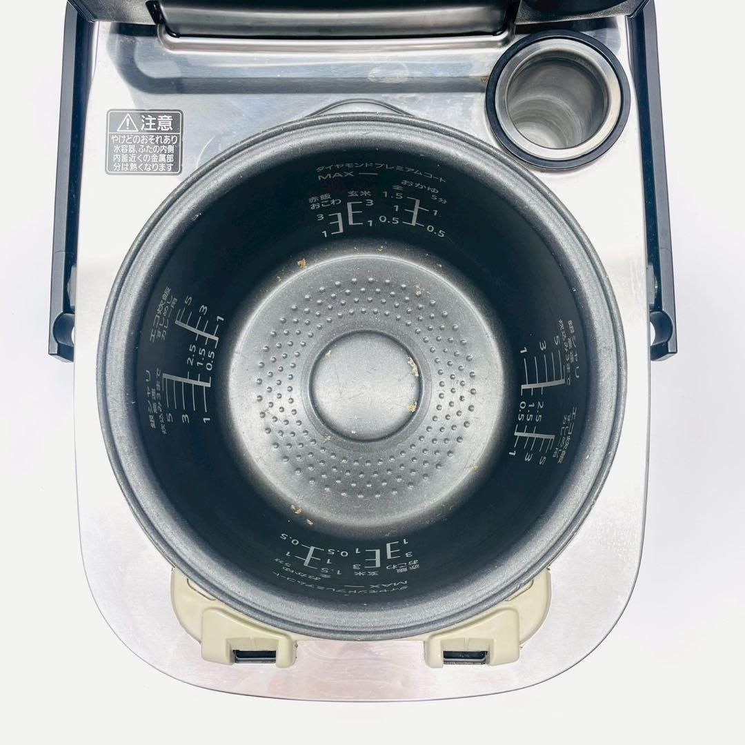 動作保証付 パナソニック 高級炊飯器 Wおどり炊き SR-CVSX100 訳有