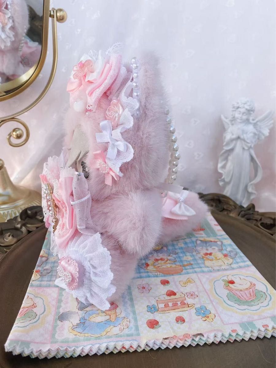 おすわりぬい服 着ぐるみ 猫耳 ピンク 10~16cm ⑧｜Yahoo!フリマ（旧
