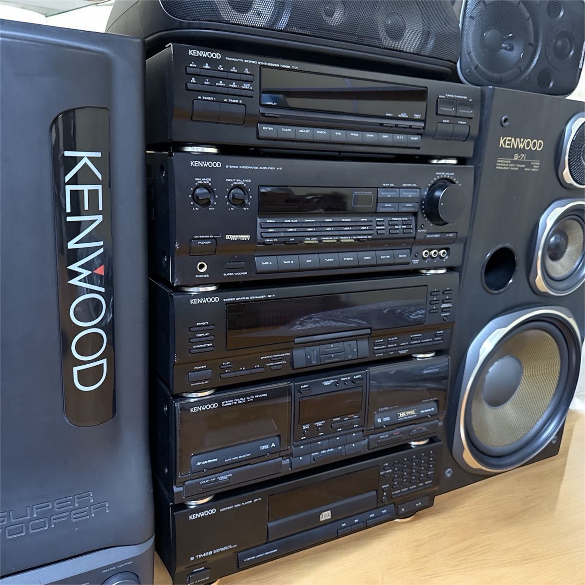 ③送料込み KENWOOD ROXY J7 システムコンポ バブルコンポ 最上位