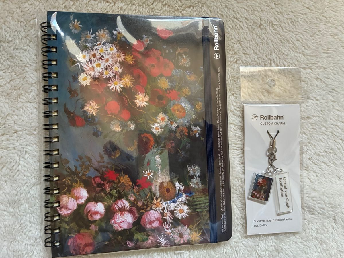 大ゴッホ展 ロルバーン rollbahn 野の花とバラのある静物 アクリル